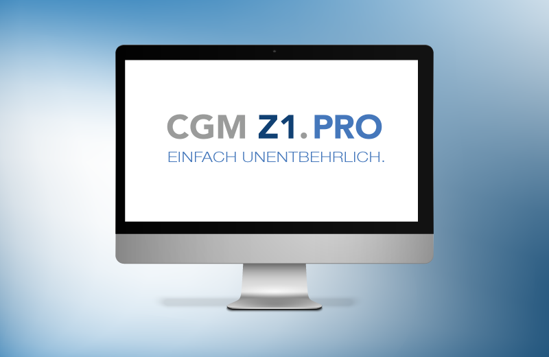 Beitrag Bildschrim mit Z1.Pro Logo